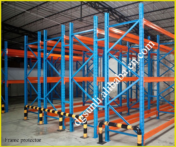 Heavy Duty Steel Powder Coated Rack Column Protector Warehouse Picking Racking
