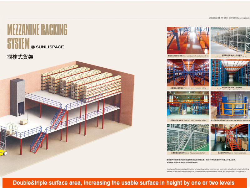 China Factory Industrial Warehouse Mezzanine Platform Racking Steel Structure Multi-Mezzanine with Lifting or Stair Equipment