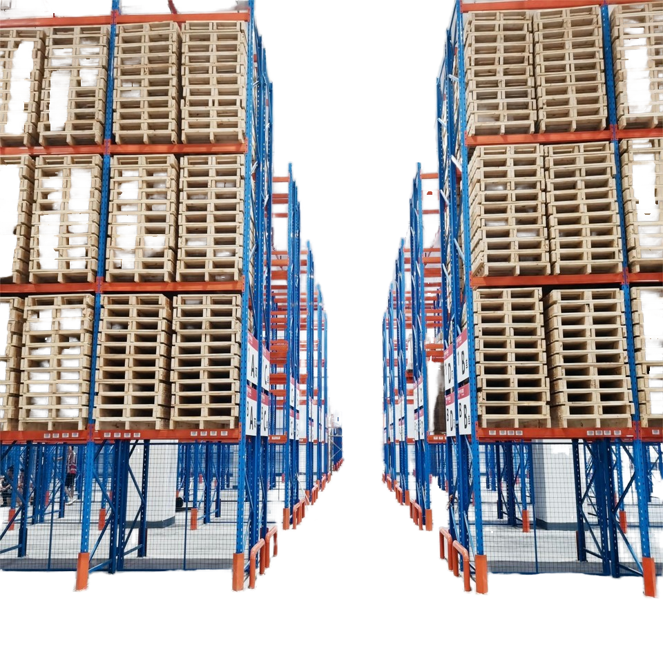 China Factory Heavy-Duty Steel Pallet Racking System Industrial Metal Stacking Racks Warehouse Selective Pallet Shelves