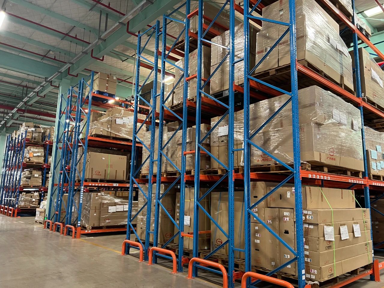 Heavy Duty Steel Powder Coated Multi-Layer Warehouse Stacking Rack Selective Pallet Racking High-Density