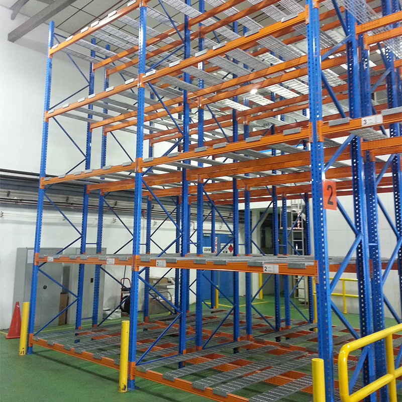 SUNLI Customizable Heavy Duty Gravity Pallet Racking 5-Layer ESD Protection Adjustable Steel Bolt Powder Coating Industrial Rack