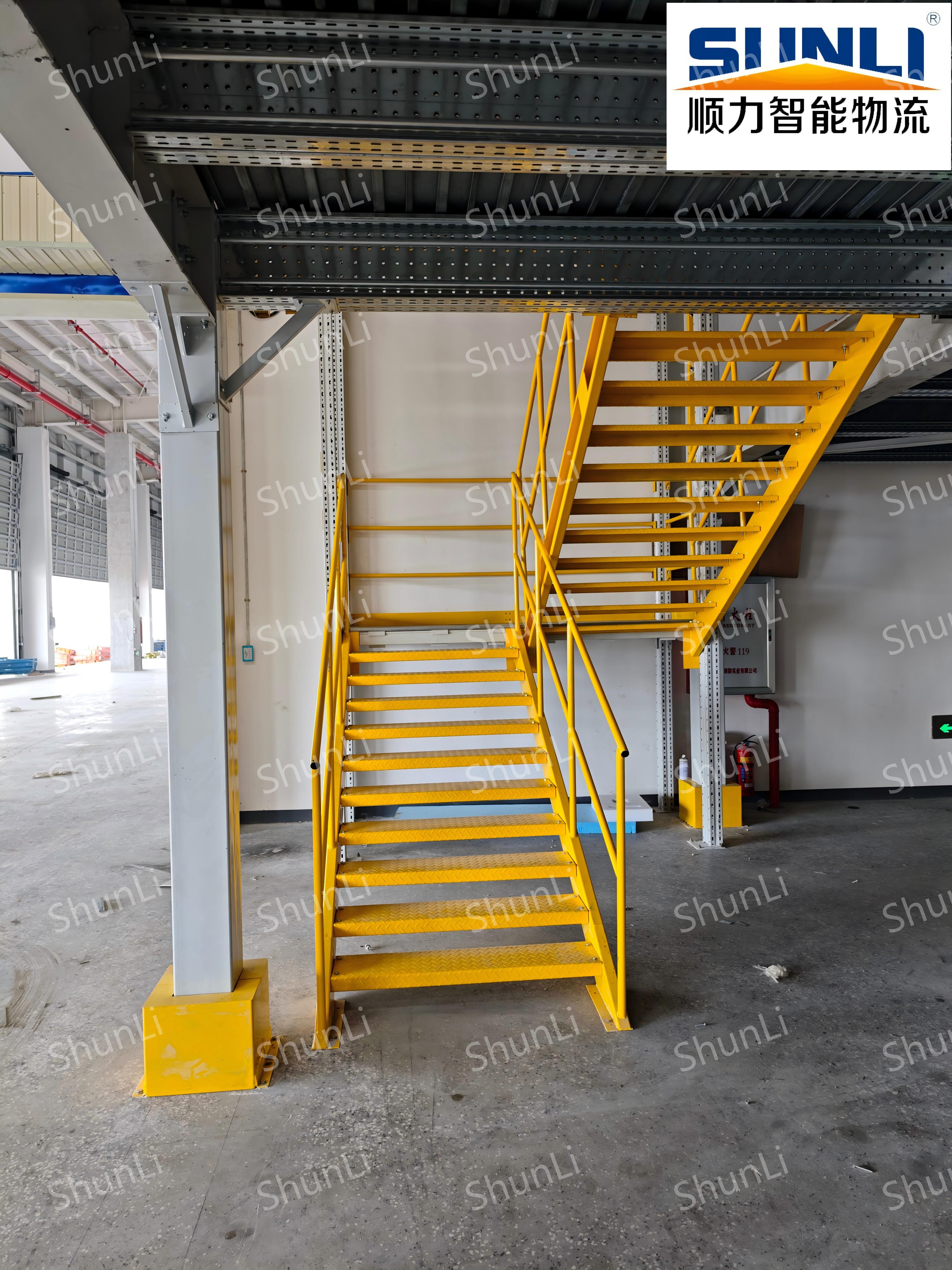 China Factory Industrial Warehouse Mezzanine Platform Racking Steel Structure Multi-Mezzanine with Lifting or Stair Equipment