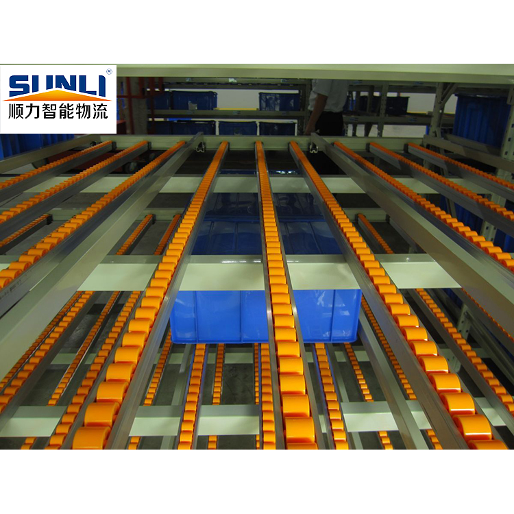 Hot Sale Steel Industrial Shelf Storage Rack Bolt Structure Powder Coating Carton Flow Gravity System Tool Warehouse Management