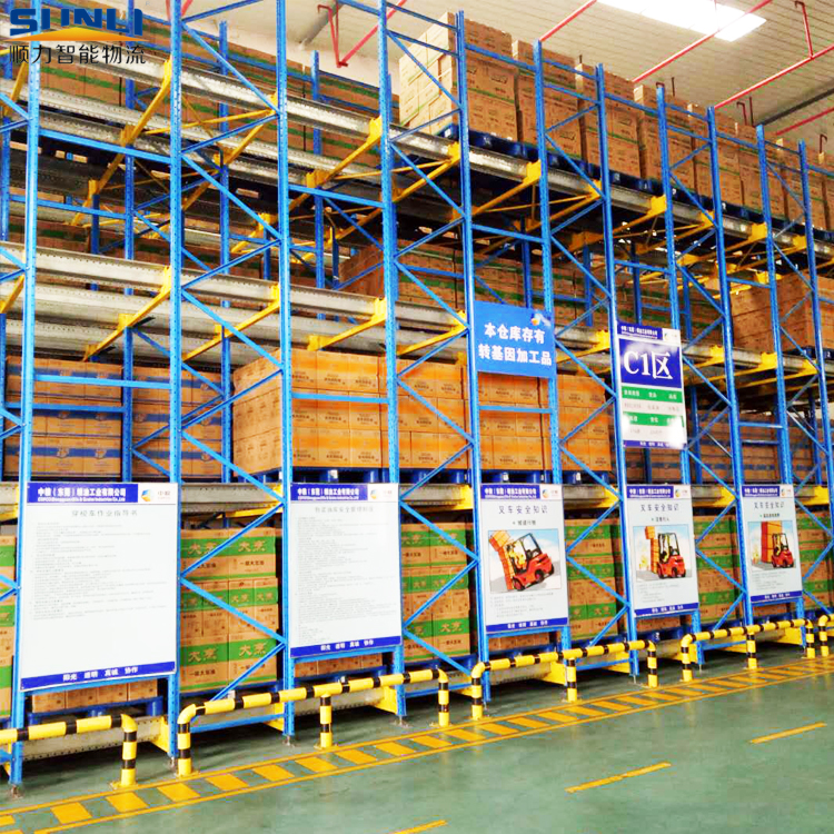 Factory Direct High Density Steel Storage Rack Pallet Radio Shuttle Rack Heavy Duty Warehouse Two Way Shuttle Racking Shelves