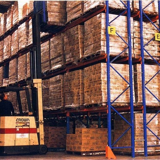 Factory Sell Heavy Duty Steel Pallet Rack Adjustable Warehouse Storage Shelf Metal Selective High Density Pallet Racking Shelves