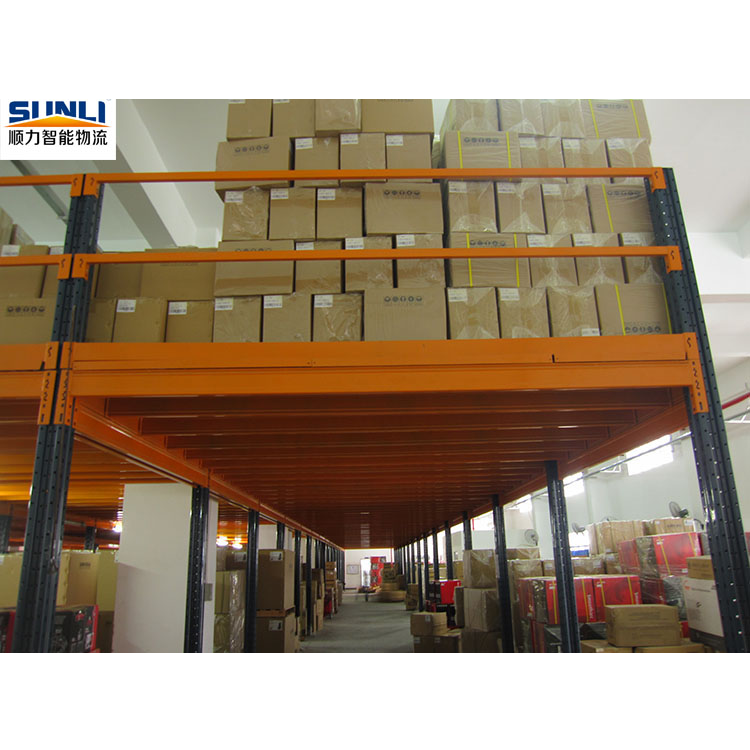 Industrial Q235B Steel Mezzanine Racking Systems Multi-Level Design Adjustable Powder Coated ESD Protection SGS ISO Racking