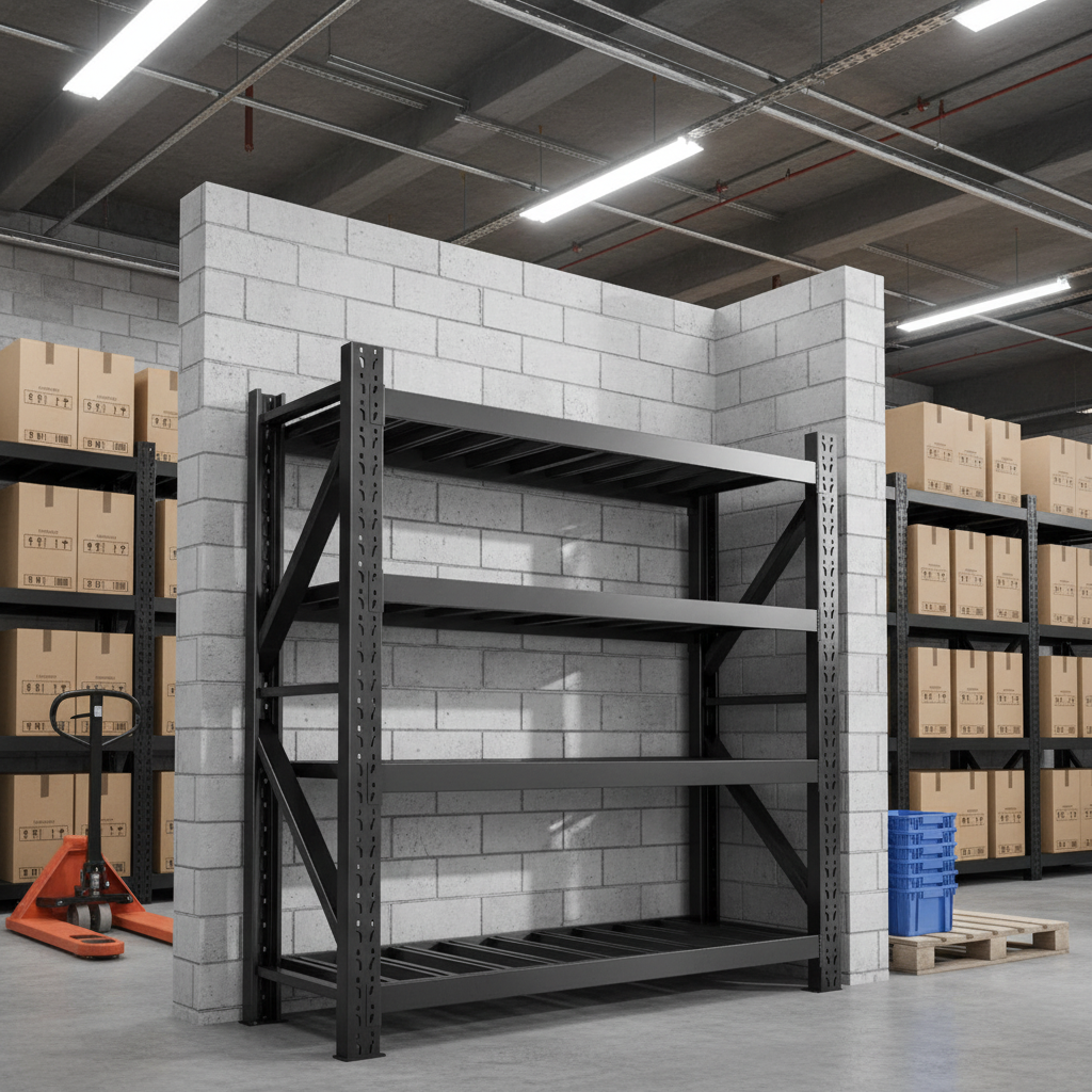 Warehouse Storage Shelf System with 5 Layer Adjustable Levels Medium Duty Corrosion Protection