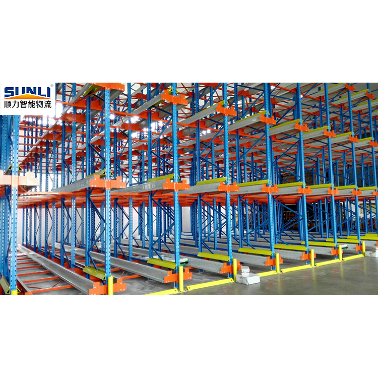 China Factory Remote Steel Multi-Layer Drive-Through Two-Way Shuttle Pallet Racking High-Density Warehouse Storage Automatic