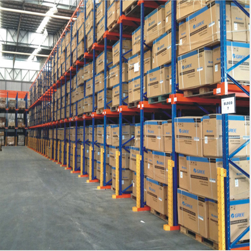 China Factory Heavy Duty Drive-in Storage Racking System Warehouse Industrial Steel Drive-in Pallet Rack Shelves of High Density