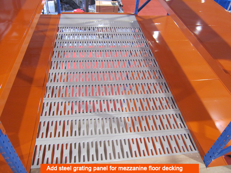 Mezzanine Floor Racking Platform Heavy Duty Rack System High Density Racking Steel Grating