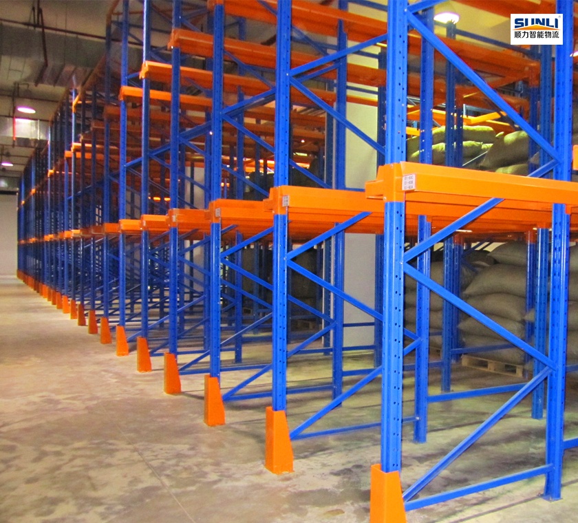 China Factory Heavy Duty Steel Powder Coated Rack Column Protector ISO9001 Certified Model SL-P001 Warehouse Picking Racking