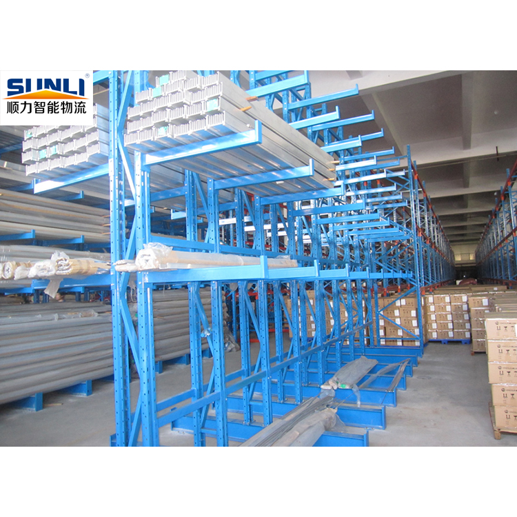 China Factory Double Side Cantilever Shelving Heavy Duty Steel Powder Coated Corrosion-Resistant CE Certified Warehousing