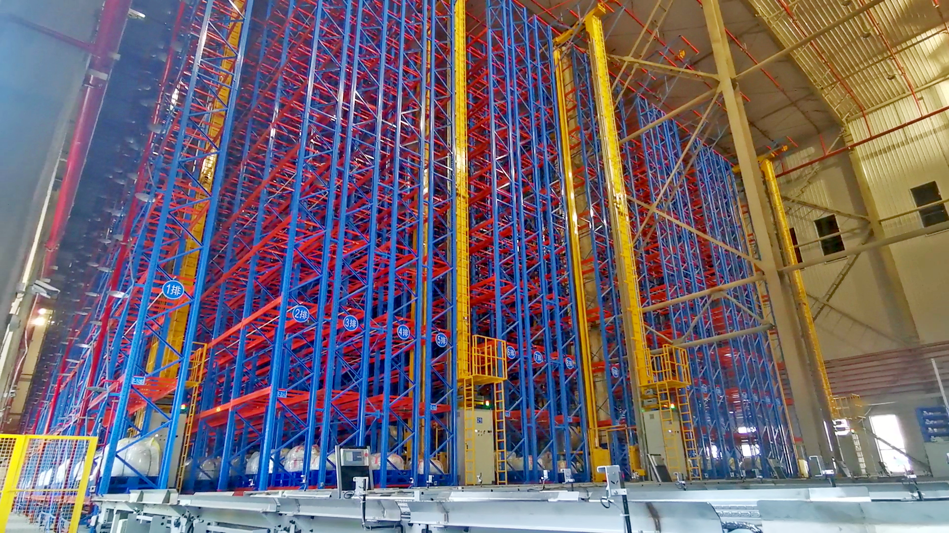 China Factory Intelligent Automatic AS/RS Heavy Duty Steel Pallet Racking Shelves with High Density Storage