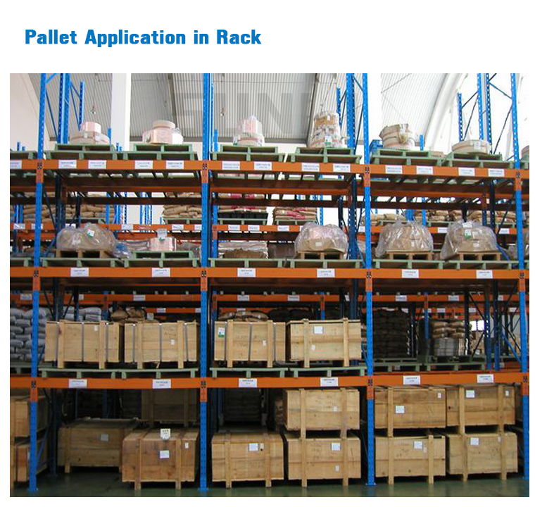 2000KG Payload 2-Way Entry Single Faced Steel Pallet