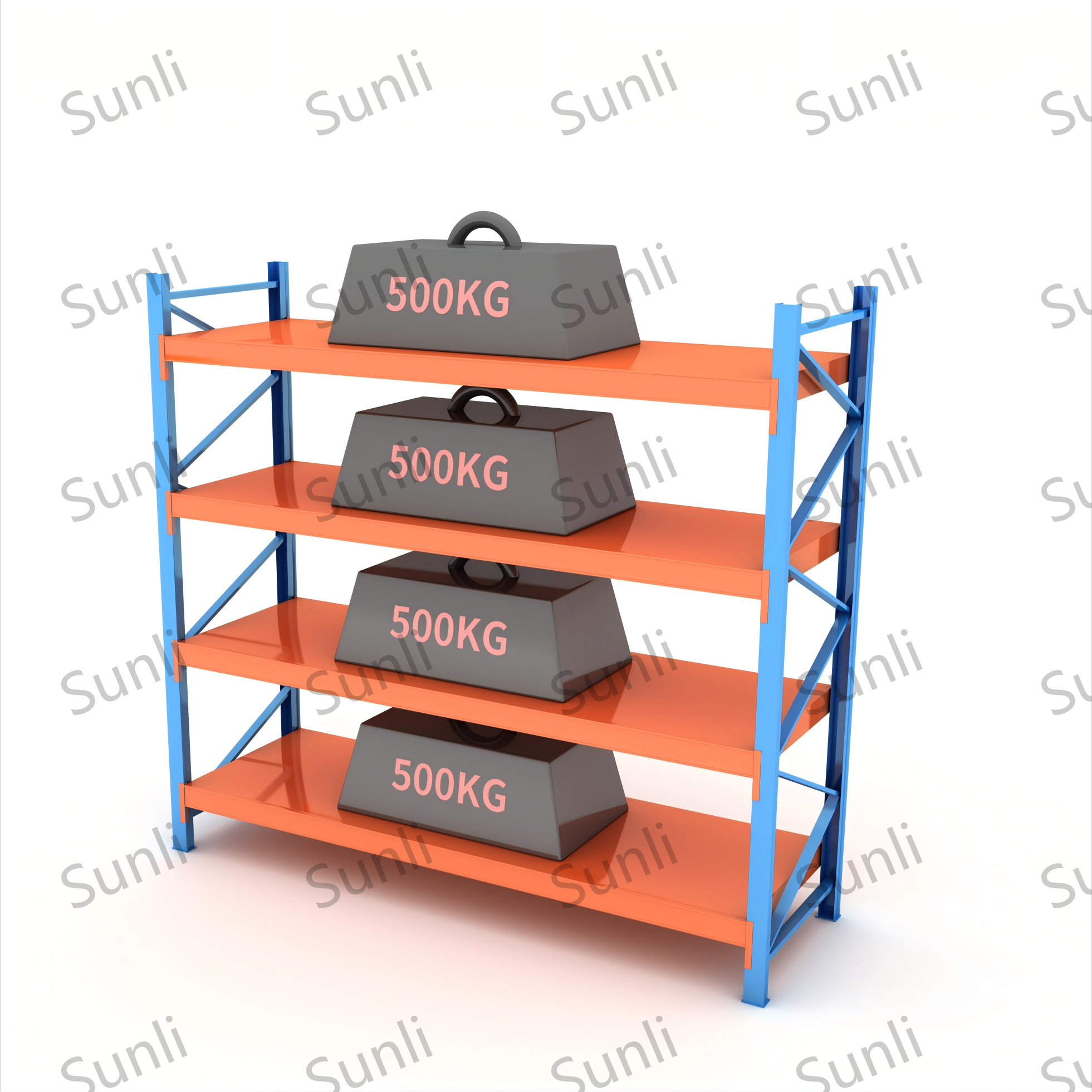 Factory Direct Adjustable Industrial Steel Decking Warehouse Racks Powder Coated Metal Racking Shelves Stacking CE/ISO Certified