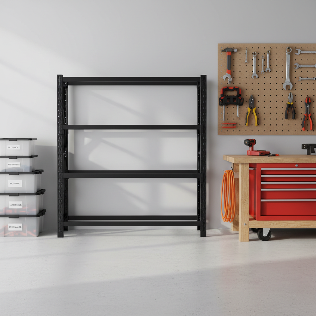 Industrial 5-Layer Medium Duty Cold Rolled Steel Anti-Rust Shelving Solution for Manual Picking Warehouse