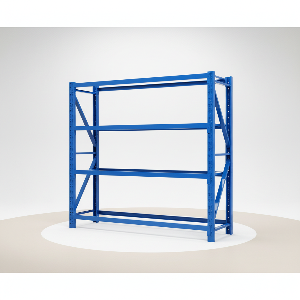 5 Layer Long Span Medium Duty Cold Rolled Steel Anti-Rust Shelving Rack for Industrial Warehouse Use