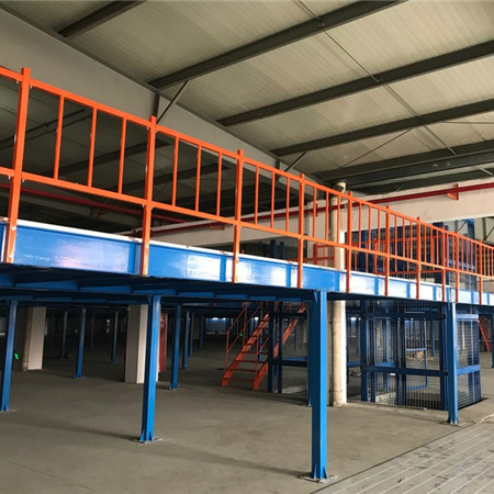 China Factory Q235B Steel Mezzanine Flooring Platform Warehouse Racking System Heavy Duty High Capacity Capacity Mezzanine Racks