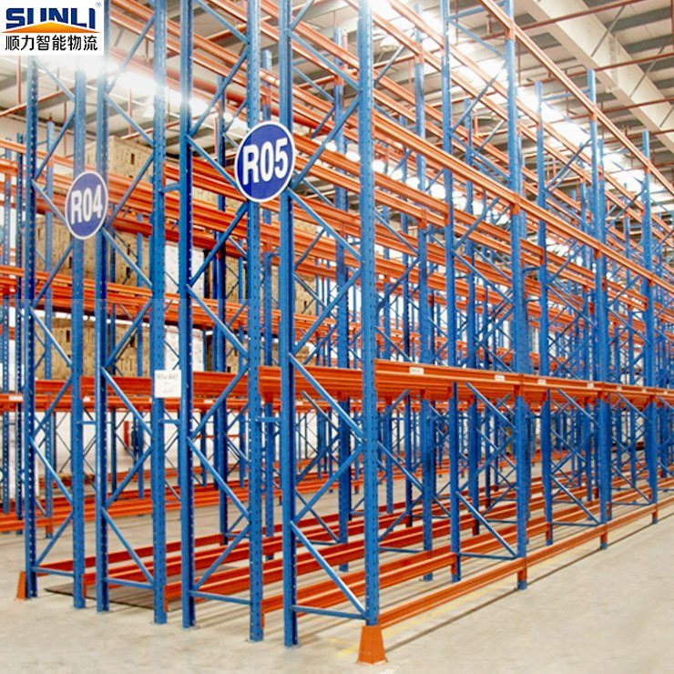 China Factory Adjustable Multi-Layer Steel Pallet Racking Shelves Heavy-Duty Selective Industrial Warehouse Pallets Racking
