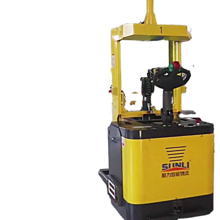 China Factory Direct Sunli 1500kg DC24V Electrical Forklift AGV Efficient Cargo Transportation Warehousing Laser Navigation