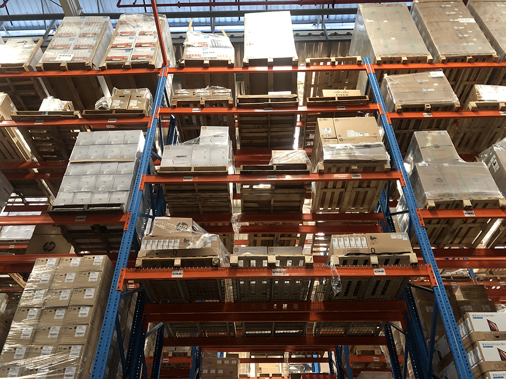Factory Direct Adjustable Steel Beam Selective Pallet Rack ESD Protection 8-Layer High Payload Capacity Powder Coated Anti-Rust