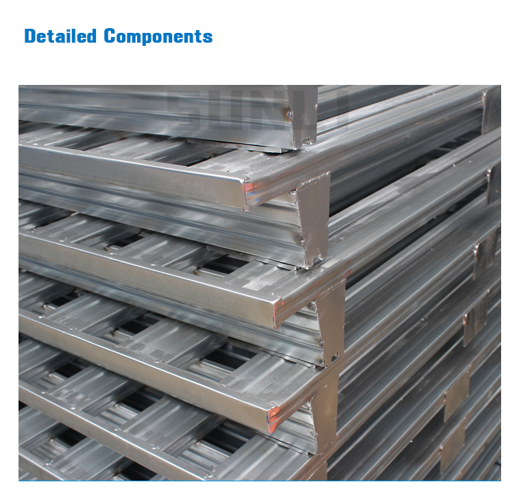 Factory Direct Single Faced Euro Steel Pallet Heavy-Duty 2-Way Entry Storage Pallet for Industrial Customized Transport Pallets