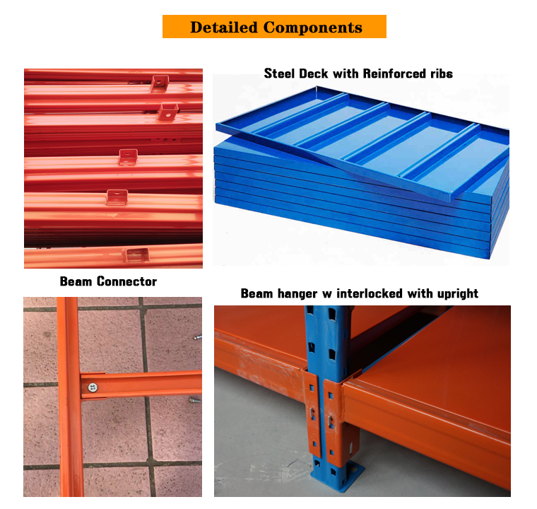 Warehouse Medium Duty Powder Coated Steel Adjustable Multi-Layer Pallet Racking CE Certification ESd Protection 200-500kg