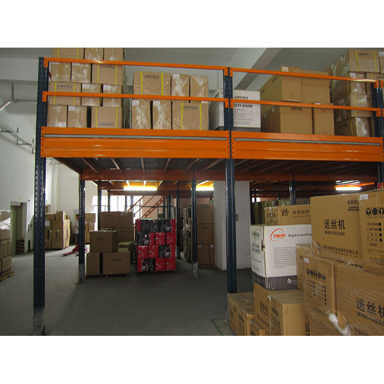 China Factory Q235B Mezzanine Platform System Industrial Storage Rack ESD Protection Multi-Level High Load Capacity Powder