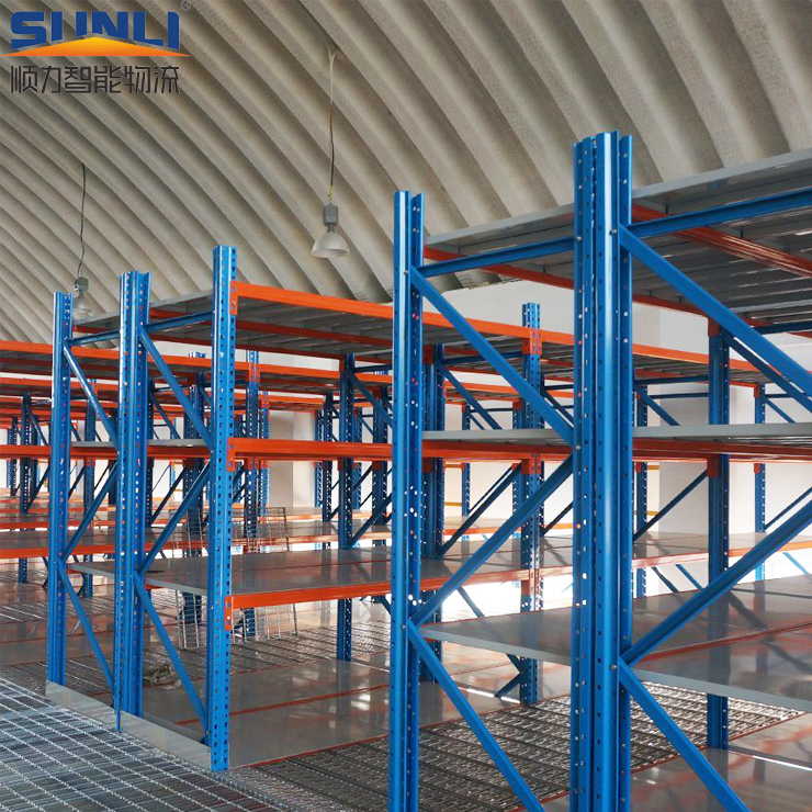 Factory Direct Adjustable Multi-Level Steel Storage Shelving High-Capacity Selective Metal Warehouse Heavy Duty Racking Shelf