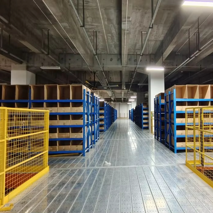 China Factory Direct Heavy-Duty Steel Mezzanine Platform Racking High-Density Storage Corrosion Protected 500-2000kg/sqm 4-Layer