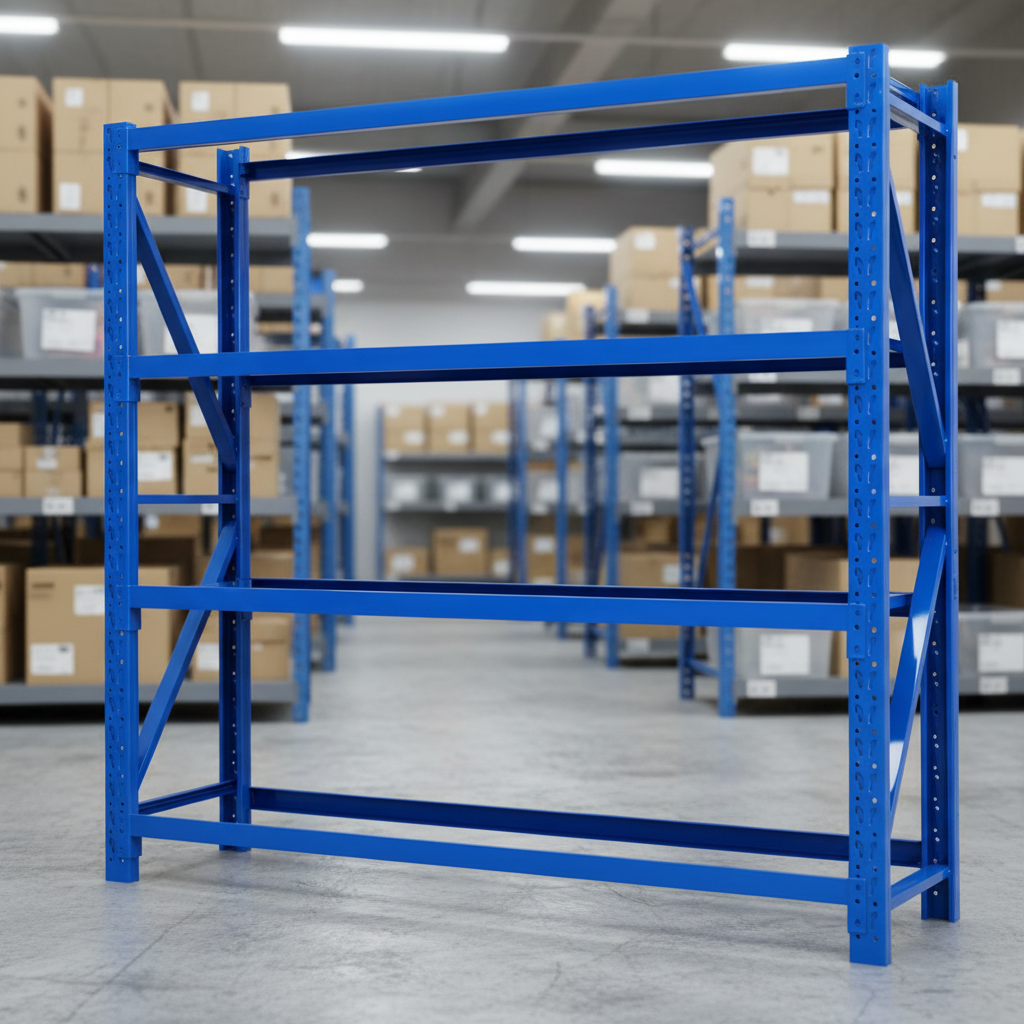 Medium Duty 5 Layer Cold Rolled Steel Adjustable Shelving System for Warehouse Storage