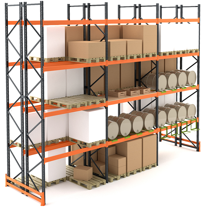 Factory Direct Customized Warehouse Heavy Duty Adjustable Steel Storage Rack Multi-Layer Selective Pallet Racking Shelves
