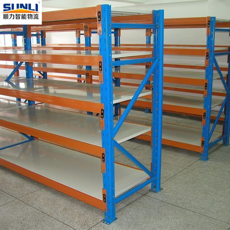 Factory Direct SUNLI SL-MR031 Heavy Duty Q235B Steel Hot-Dip Galvanized Powder Coated Warehouse Racking System Storage Cargo