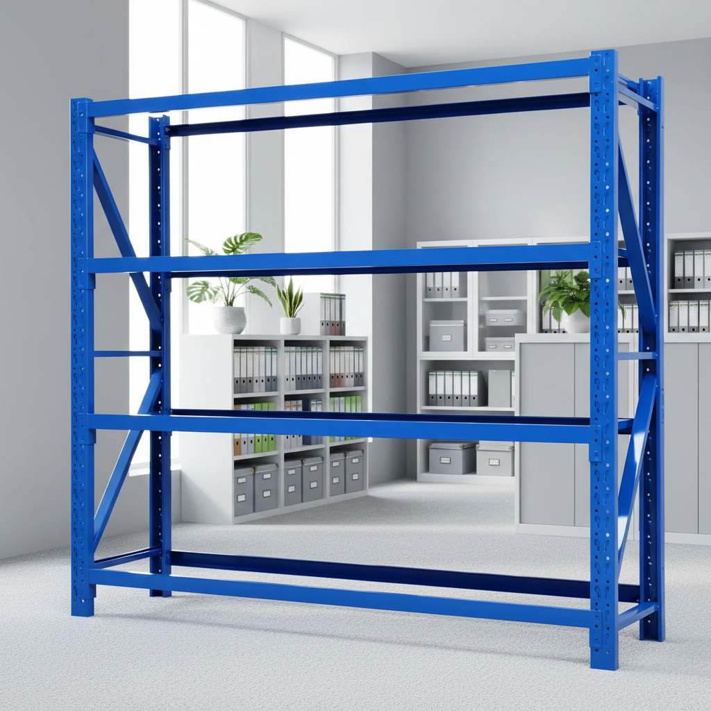 Medium Duty 5-Layer Cold Rolled Steel Industrial Shelving with Corrosion Protection and Adjustable Features for Manual Storage