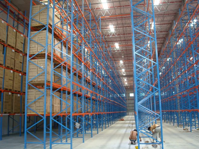 China Factory Adjustable Multi-Layer Steel Pallet Racking Shelves Heavy-Duty Selective Industrial Warehouse Pallets Racking