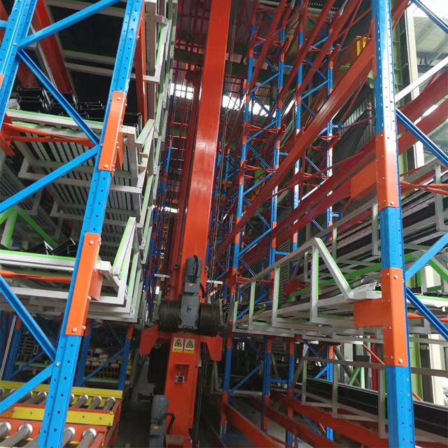 Factory Selling High-Speed High-Efficiency Fully Automated Steel Stacker Crane Cargo Storage Equipment Smart Pallet Racking