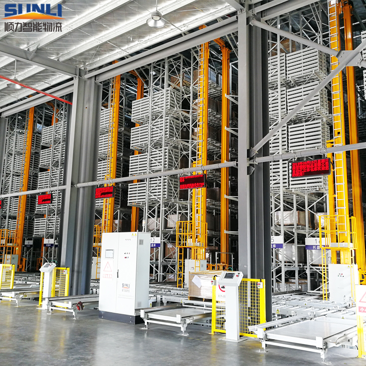 China Factory Customized Heavy Duty Automated AS&RS Pallet Storage Rack Retrieval System