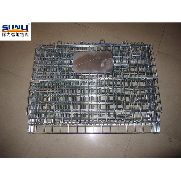 Light Duty Assembled Hot-Dip Galvanized Wire Mesh Cages with 0.67CBM Capacity for Multi-Purpose Cargo & Storage Solutions