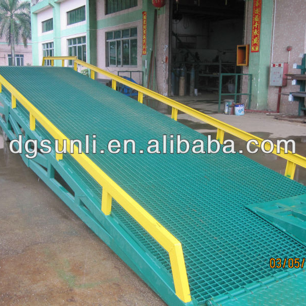 High Strength 8ft*6ft Mobile Ramp Hydraulic Boom Lift Forklift Container Load Durable Manganese Steel HD SL-HD 1TON Capacity