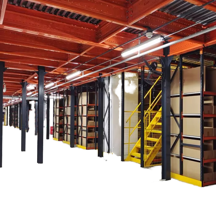 China Factory Direct Heavy-Duty Steel Mezzanine Platform Racking High-Density Storage Corrosion Protected 500-2000kg/sqm 4-Layer