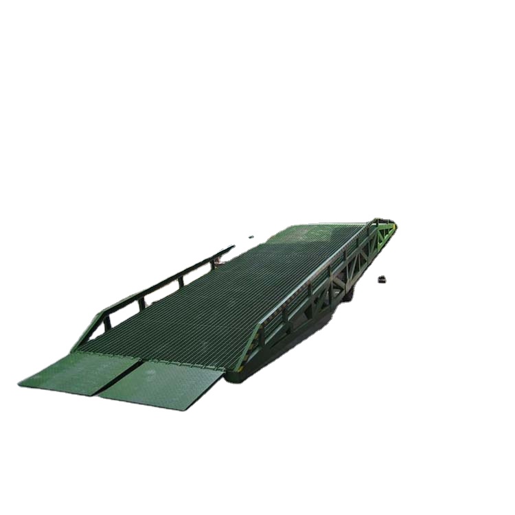 HD 10T Movable Hydraulic Vertical Mast Lift Yard Ramp Support Platform AC Powered 8ft X 6ft Portable Lift Tables for Vehicles