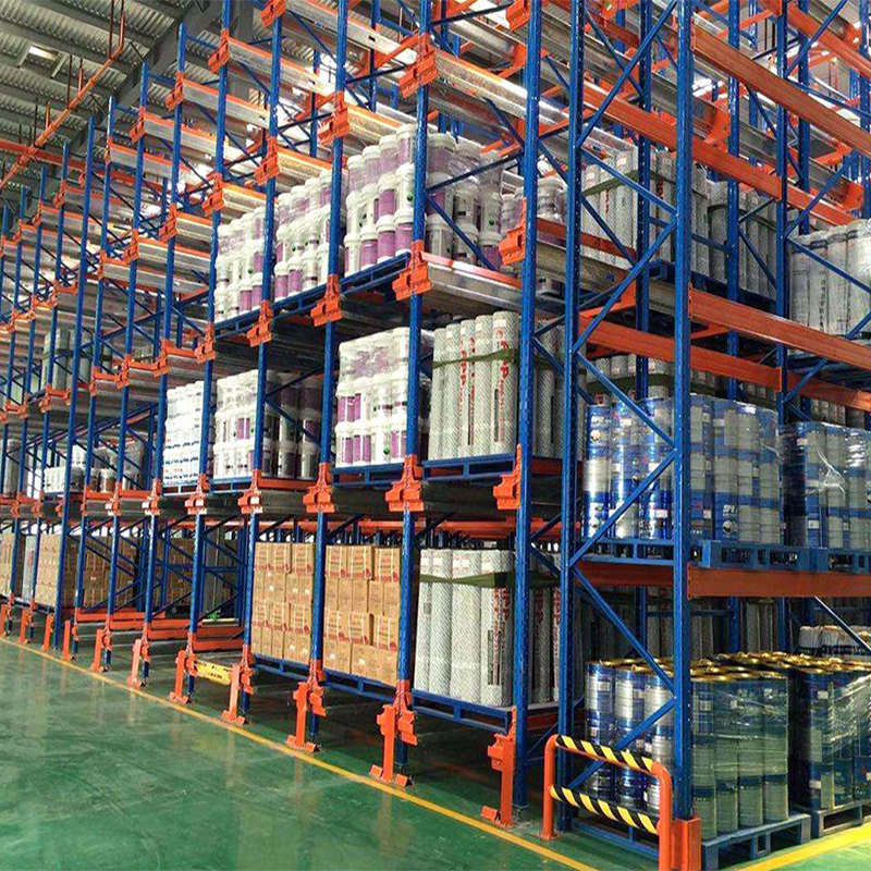 Heavy Duty Customized Steel Radio Shuttle Pallet Rack Shelf System with 500-1500kg Capacity and Corrosion-Resistant Features