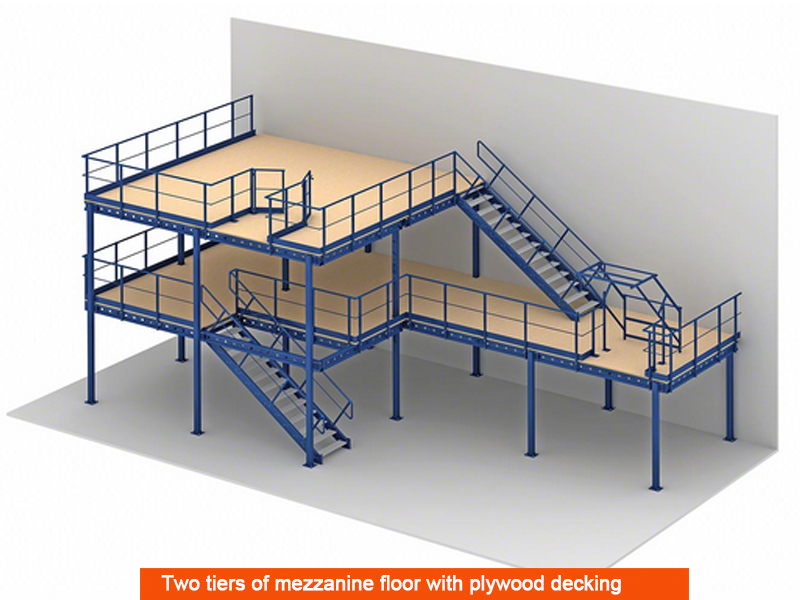 Mezzanine Floor Racking Platform Heavy Duty Rack System High Density Racking Steel Grating