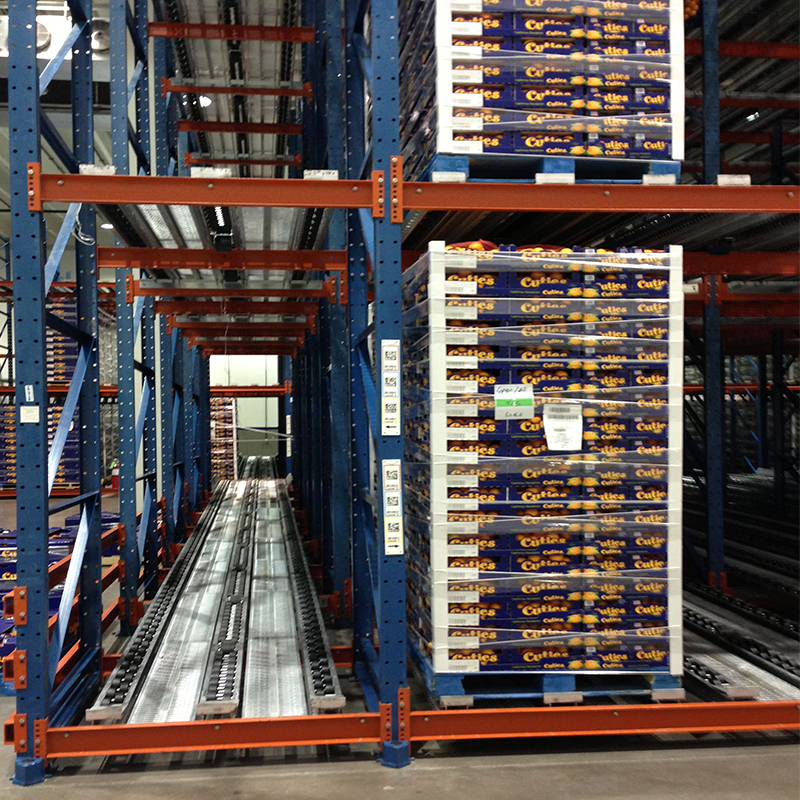 SUNLI Customizable Heavy Duty Gravity Pallet Racking 5-Layer ESD Protection Adjustable Steel Bolt Powder Coating Industrial Rack