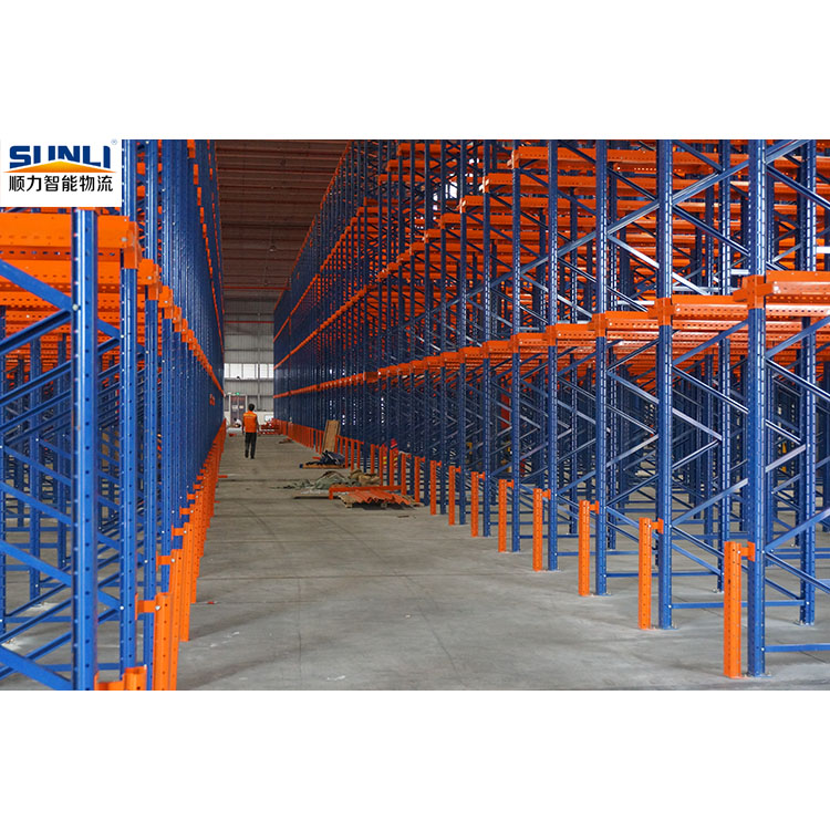 China Factory Steel Heavy Duty Powder Coated Adjustable Drive-in Storage Rack 1000kg Capacity ISO9001/CE Certified High-Density