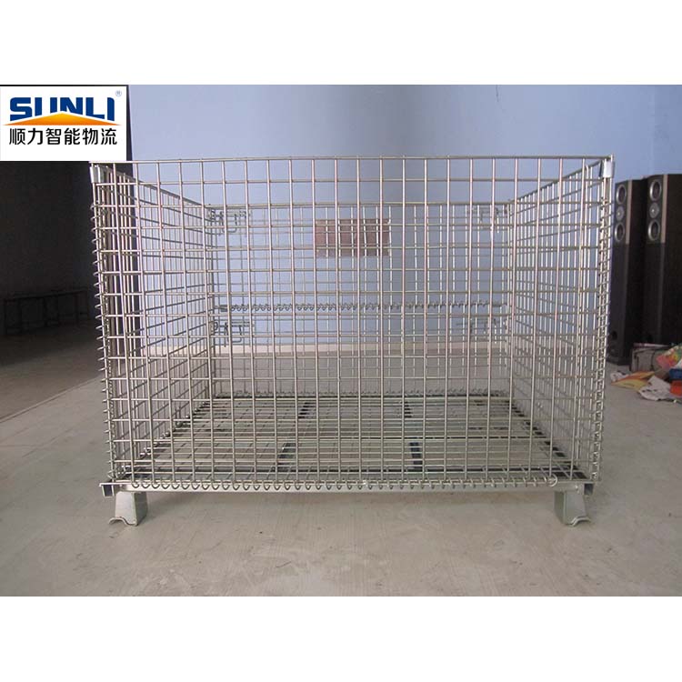 Light Duty Assembled Hot-Dip Galvanized Wire Mesh Cages with 0.67CBM Capacity for Multi-Purpose Cargo & Storage Solutions