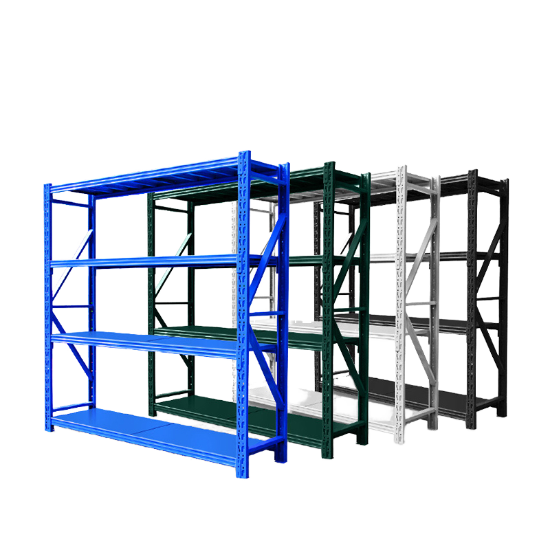 China Factory Industrial Medium Duty 5 Layer Selective Shelving Heavy Duty Storage Racking Steel Adjustable Shelf