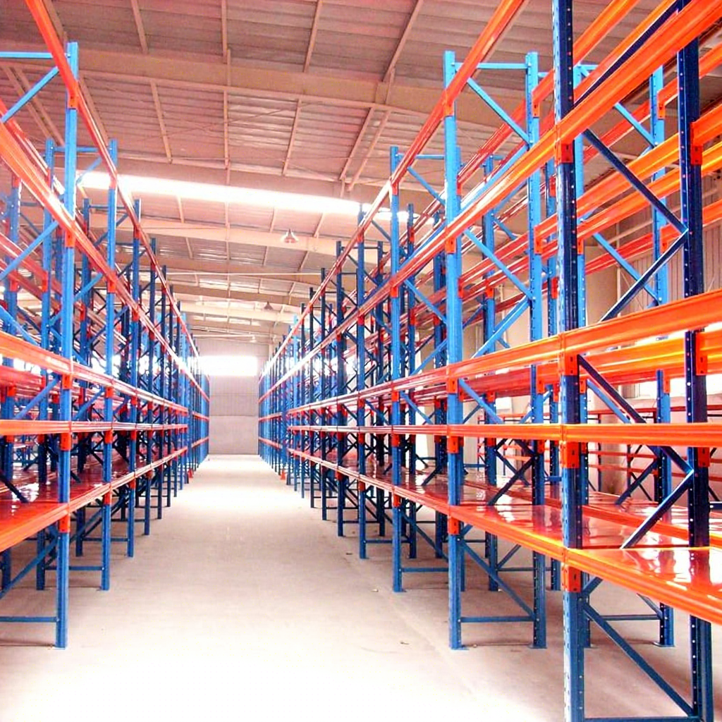 China Factory Customized Steel Selective Pallet Storage Racks Heavy Duty Adjustable CE Certified ESD Protection Plug-In
