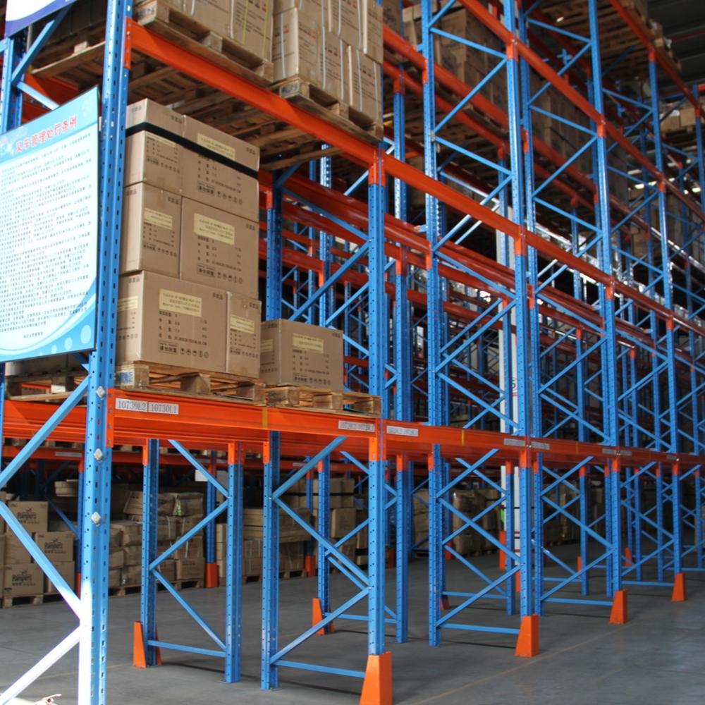 Factory Direct Adjustable Steel Beam Selective Pallet Rack ESD Protection 8-Layer High Payload Capacity Powder Coated Anti-Rust