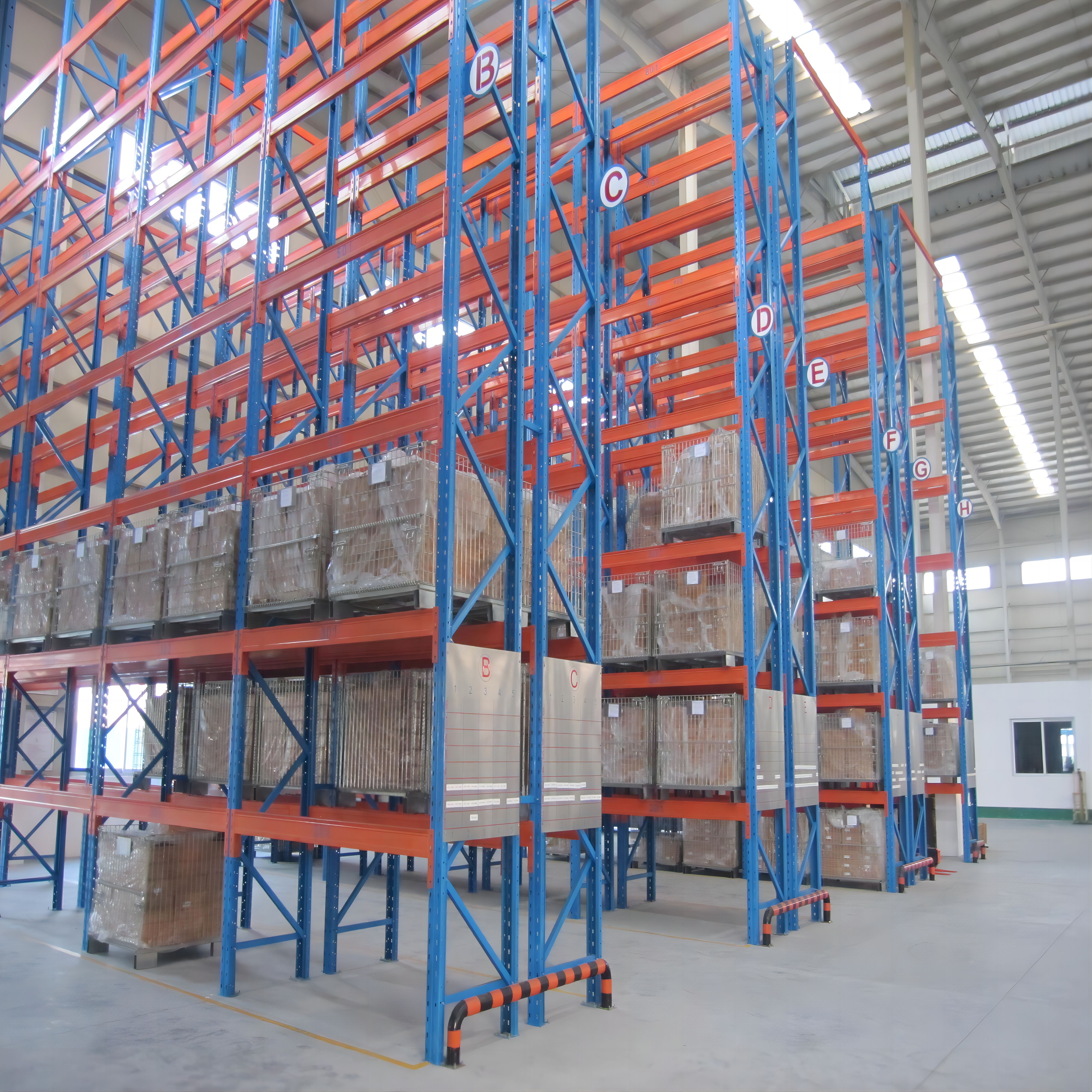 China Factory Direct Heavy-Duty Steel Pallet Rack Adjustable Warehouse Storage Shelving Metal Pallets Stacking Racks Shelves